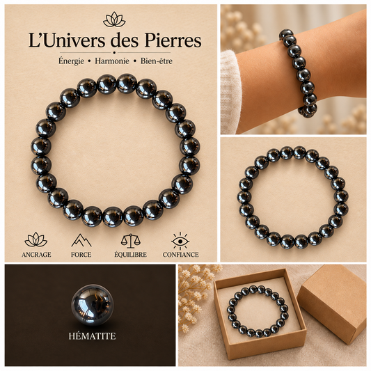 Présentation complète du bracelet Hématite
